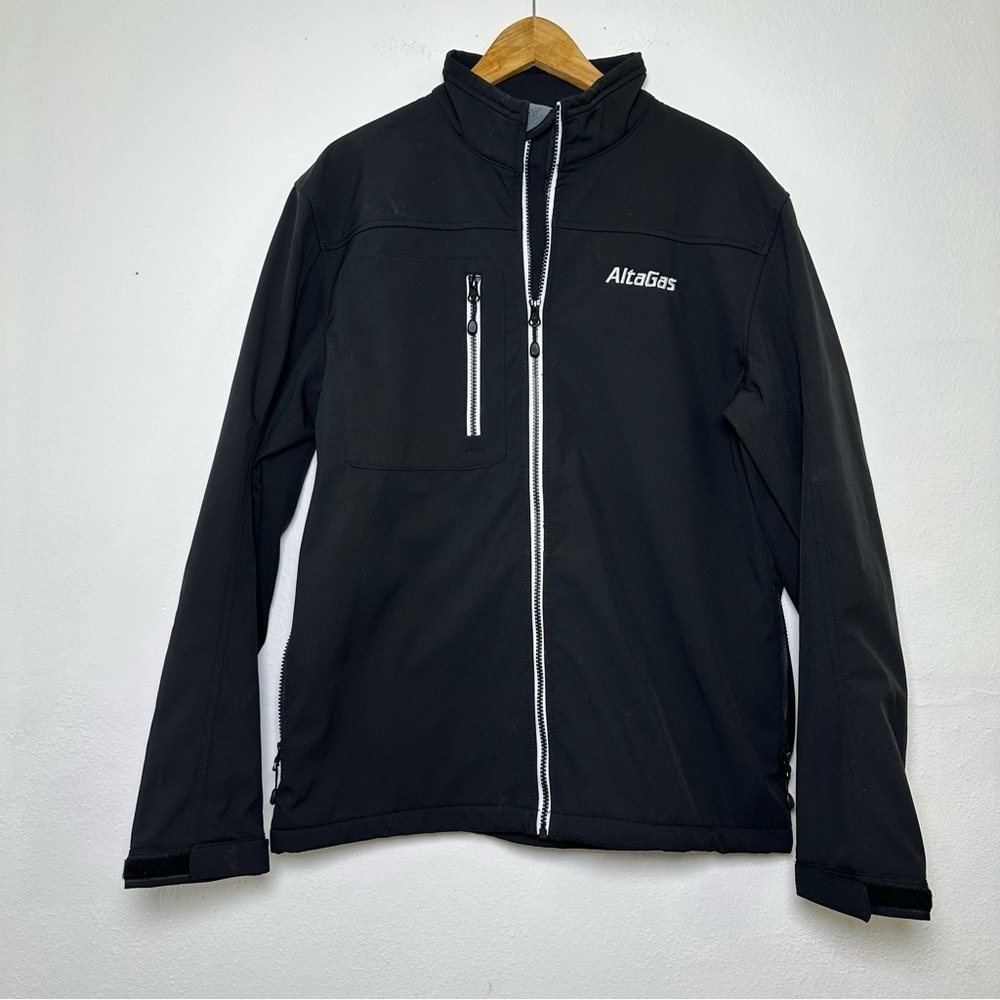 Clique AltaGas Unisex Waterproof Black Performance Jacket With Ajustable Strap